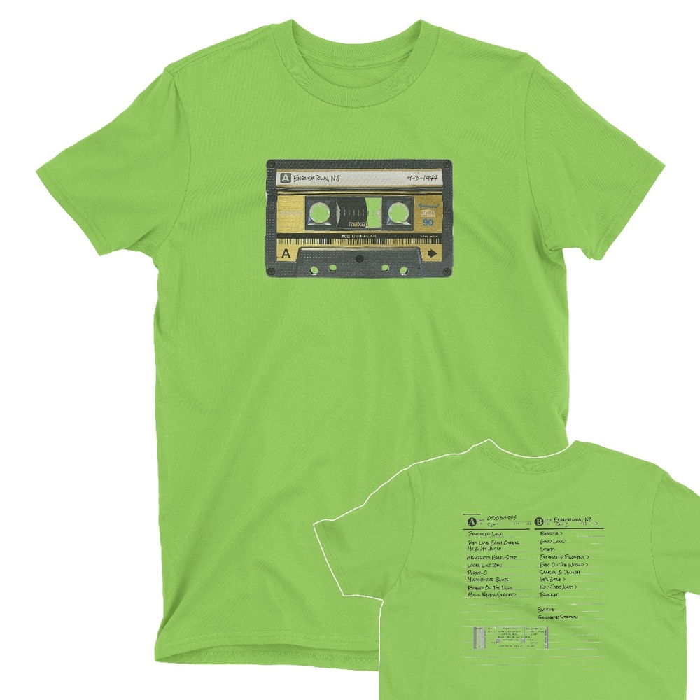 Tape T Setlist Grateful Dead T Shirts